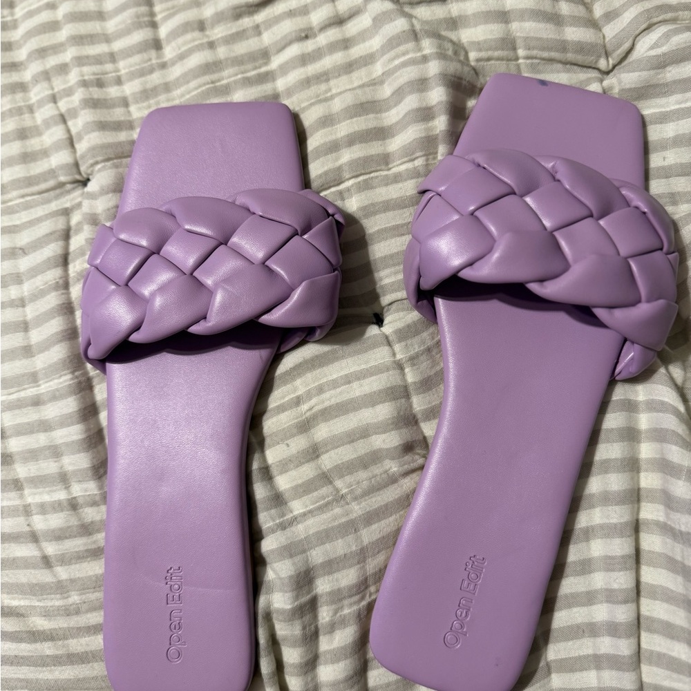 Women's Purple/Lialic Braided Sandals